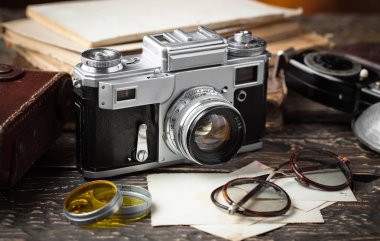 eski kameralar yakın plan