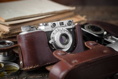 eski kameralar yakın plan