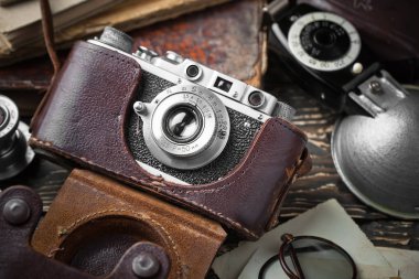 eski kameralar yakın plan