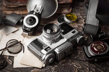 eski kameralar yakın plan