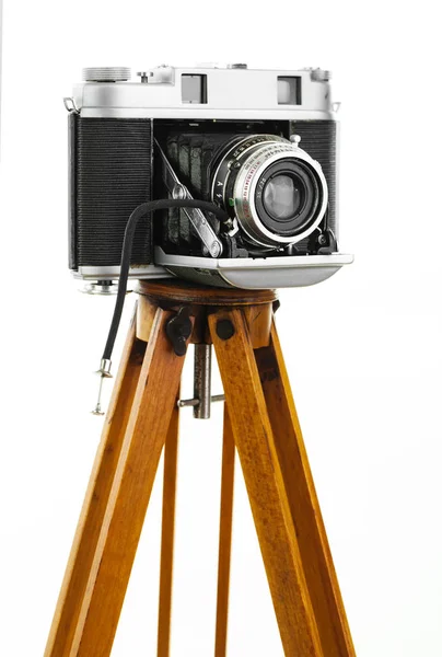 오래 된 카메라 클로즈업 — 스톡 사진