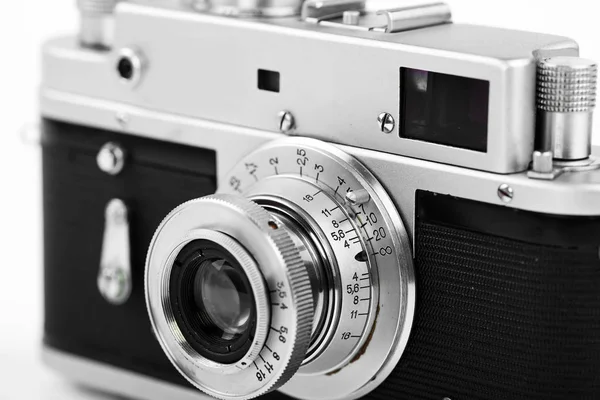 Oude camera 's close-up — Stockfoto