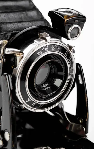 Oude camera 's close-up — Stockfoto