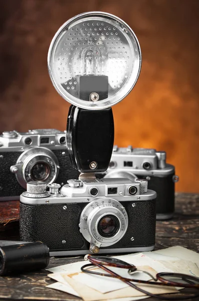 古いカメラのクローズアップ — ストック写真