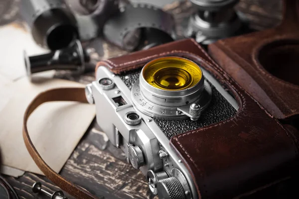 Old cameras close-up — Stock Photo, Image