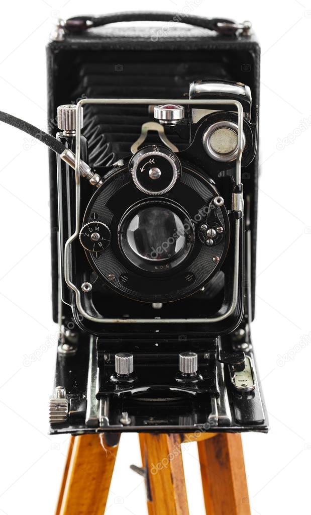 Old cameras close-up