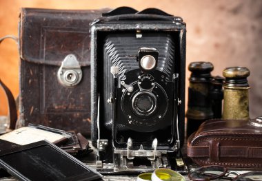 eski kameralar yakın plan