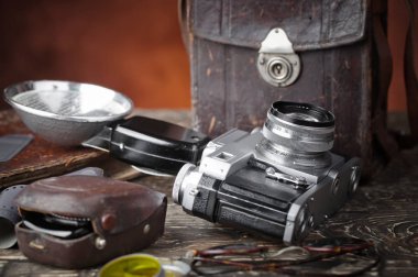 eski kameralar yakın plan