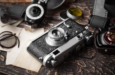 eski kameralar yakın plan