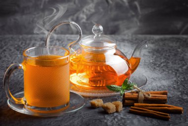 çay sıcak bir içecek olduğunu