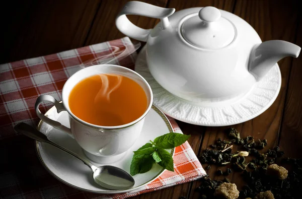 Tea egy forró ital — Stock Fotó