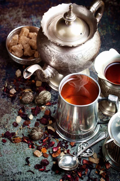 お茶は温かい飲み物です。 — ストック写真