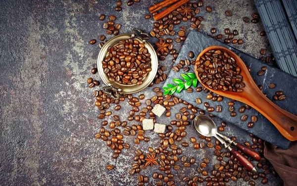 Black coffee is a hot drink — Stock Photo, Image