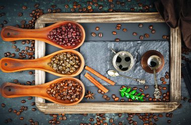 Siyah kahve sıcak bir içecek olduğunu