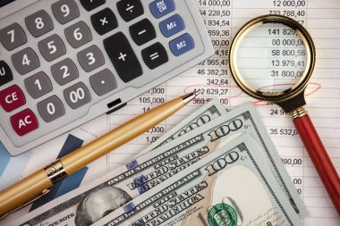 İş yönetimi için ofis aksesuarları.