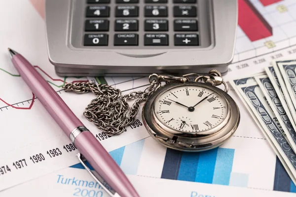 Bürozubehör Für Die Unternehmensführung — Stockfoto