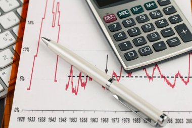 İş yönetimi için ofis aksesuarları.