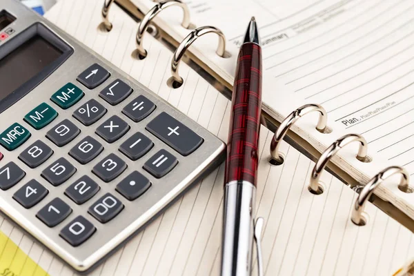 Accessories Doing Business Office Table — Stock Photo, Image