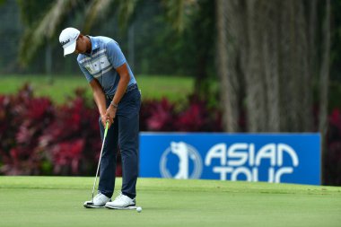 SHAH ALAM, MARCH 5 : Sadom Kaewkanjan  of Thailand, pictured during round 1 of the Bandar Malaysia Open 2020 at Kota Permai Golf & Country Club, Shah Alam, Selangor, Malaysia, on March 5, 2020.