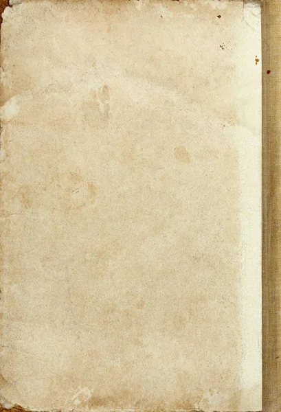 Textura de capa de livro velho cartão com parte têxtil — Fotografia de Stock