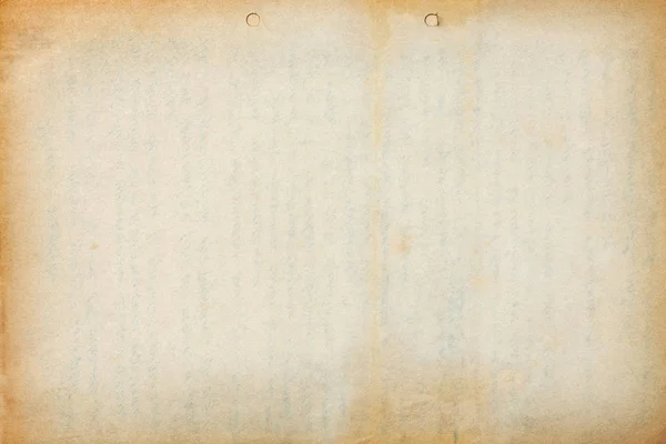 Folha de papel velha com impressão de texto — Fotografia de Stock
