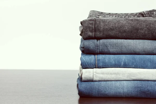 Jeans variaties achtergrond — Stockfoto