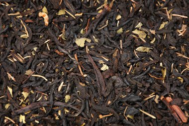 Black tea with brotherwort herb clipart