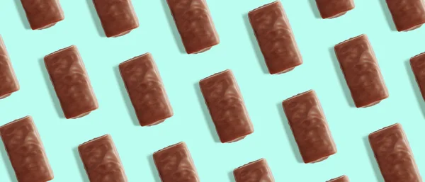 Шоколадні цукерки візерунком — стокове фото