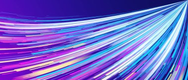 Renkli soyut patlama. Renkli eğri çizgileri arka plan. Işık yaratıcı desen izler