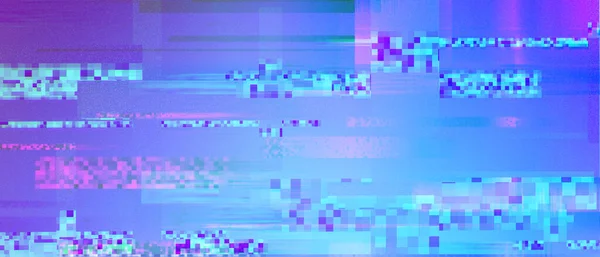 Accidente Conexión Internet Interferencia Glitchy Fondo Futurista Con Bengalas Realidad — Foto de Stock