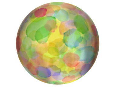 Suluboya fırça darbeleri yeşil, sarı ve turuncu arka planda. Web sitesi arkaplanı, şablon tasarımı veya beyaz arkaplan. Kopya alanı ile dijital soyut çizim.  