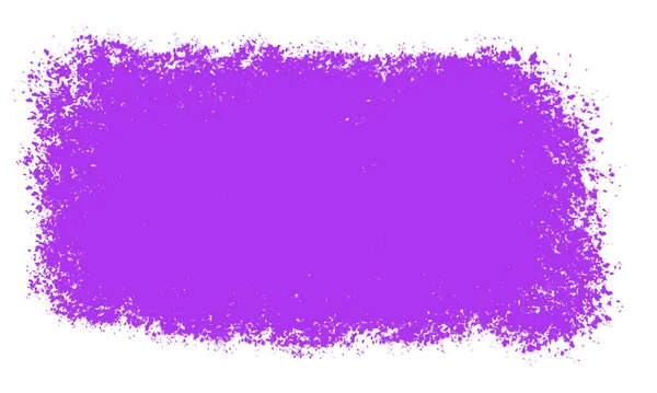 Pintura Púrpura Gruesa Con Textura Cepillo Trazo Aislado Sobre Fondo — Foto de Stock