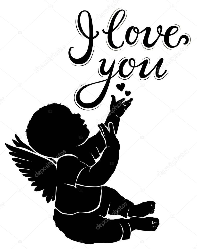 Free Free 221 Svg Infant Loss Baby Angel Silhouette SVG PNG EPS DXF File