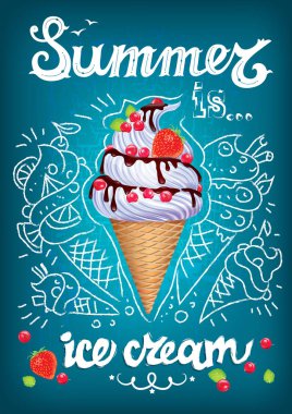 Yaz dondurma posteri mi