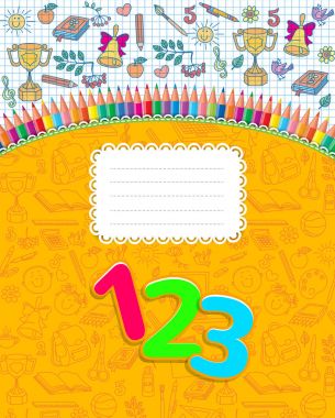 Okul defter kapağı kafeste