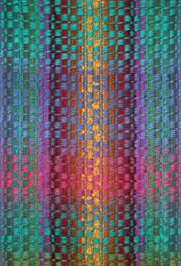 Multucolored handwoven fabric clipart
