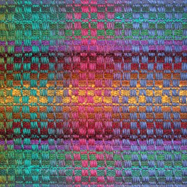 Multucolored handwoven kumaş