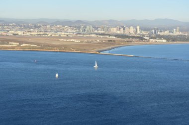 San Diego, California - ABD - 04 Aralık 2016: San Diego Körfezi