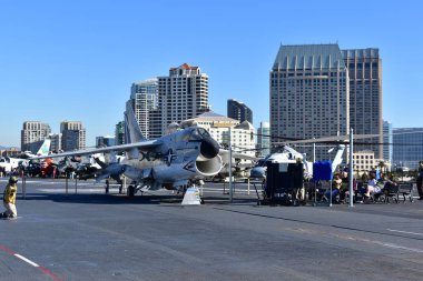 San Diego, California - ABD - Aralık 04,2016 - San Diego manzarası bir
