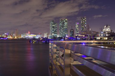 Miami, Florida - ABD - 08 Ocak 2016: Watson Island Park m