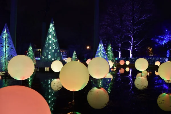 St Louis, Missouri, USA - 22 novembre 2017: Orto Botanico Glow — Foto Stock