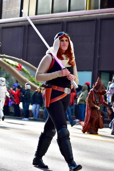 Chicago, Illinois, Estados Unidos: 23 de noviembre de 2017: Desfile de Acción de Gracias 2 —  Fotos de Stock