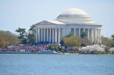 Washignton Dc, Columbia, Amerika Birleşik Devletleri - 11 Nisan 2015: Jefferson Memoria