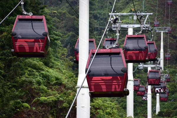 Genting Highlands, Malásia - 2 de novembro de 2017: Awana Skyway Cab — Fotografia de Stock