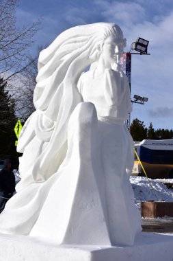 Breckenridge, Colorado, ABD: 28 Ocak 2018: takım Moğolistan Munkh-Erdene, 