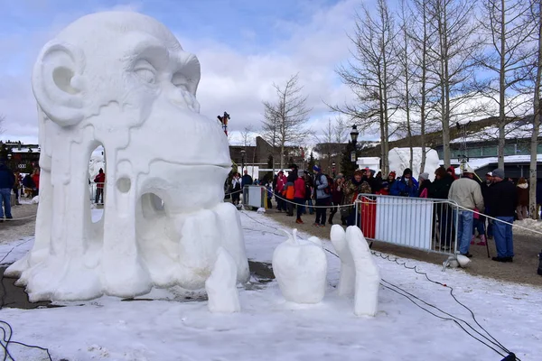 Breckenridge, Colorado, ABD: 28 Ocak 2018: değişen ışık o 