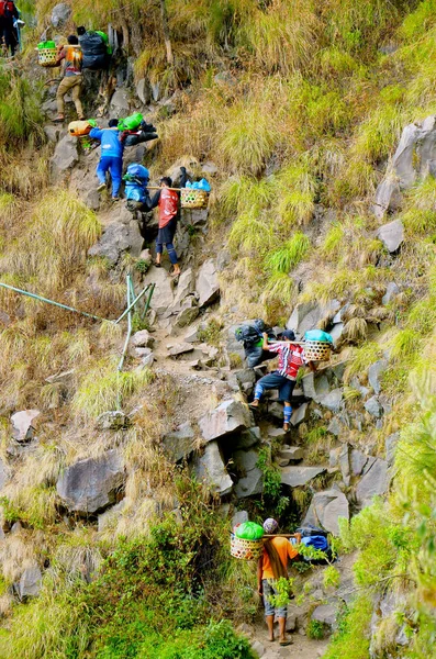 Rinjani mount porter — Stockfoto