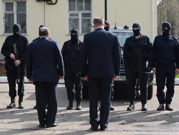 Żołnierze sił specjalnych w Odprawa. — Zdjęcie stockowe