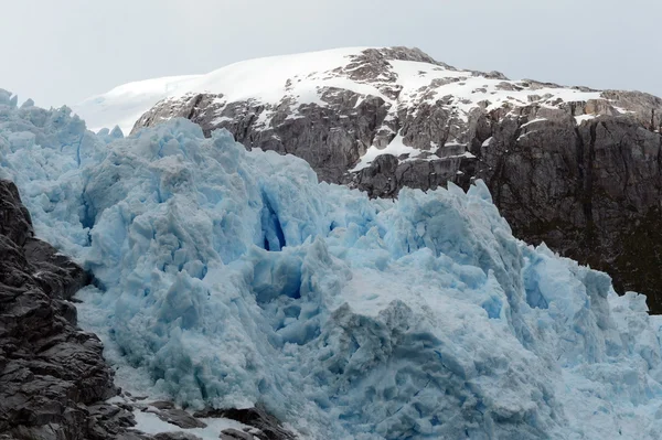 Glaciar Nena en el archipiélago de Tierra del Fuego . — Foto de Stock