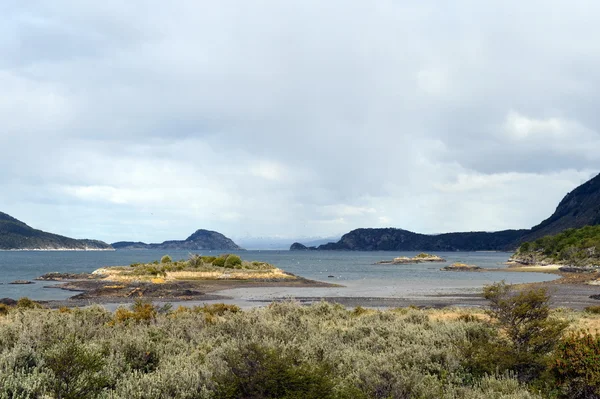 Κόλπος Lapataia για το εθνικό πάρκο της Tierra del Fuego. — Φωτογραφία Αρχείου